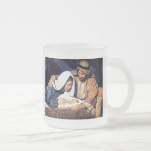 Caneca De Café Vidro Jateado bíblia fé Jesus Cristo inspirador orar oração