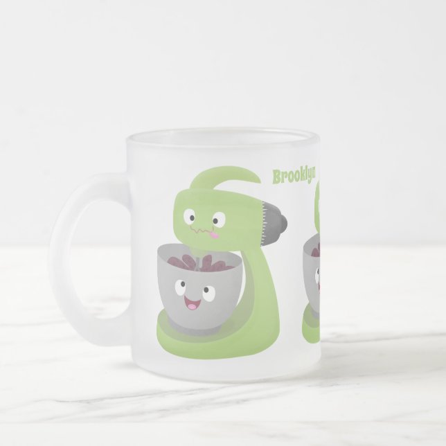 Caneca De Café Vidro Jateado Bicho de cozinha de bico (Esquerda)