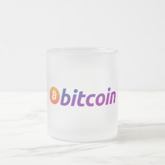 Caneca De Café Vidro Jateado Bitcoin Miami