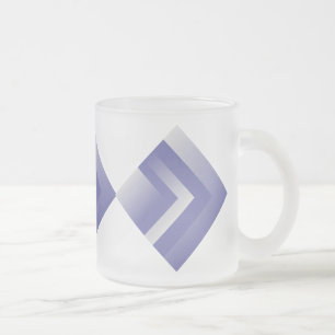 Caneca De Café Vidro Jateado Blue violet 2022