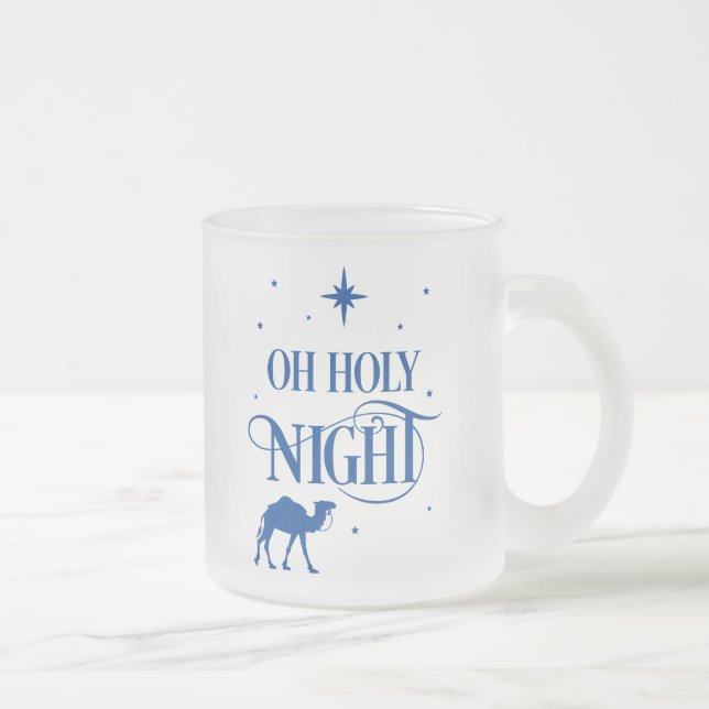 Caneca De Café Vidro Jateado Boa noite com Camel Mug (Direita)