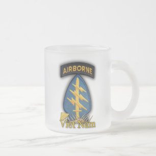 Caneca De Café Vidro Jateado boinas verdes forças especiais sfg nam frosty Mug