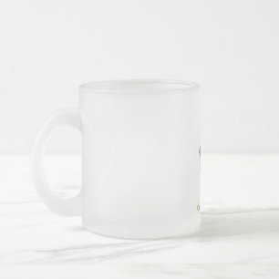 Caneca De Café Vidro Jateado Bossa