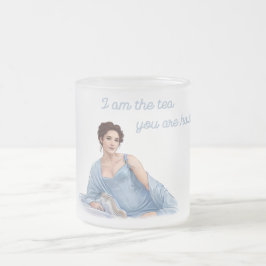 Caneca De Café Vidro Jateado Bridgerton inspired mug