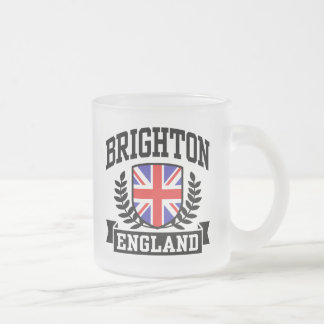 Caneca De Café Vidro Jateado Brighton Inglaterra