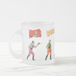 Caneca De Café Vidro Jateado Buck Rogers 1930s 