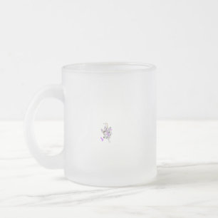 Caneca De Café Vidro Jateado Butterfly Fairy Tattoo Vetor - Vintage Floral Art