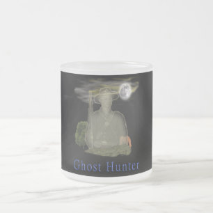 Caneca De Café Vidro Jateado Caçador de Fantasmas