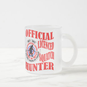 Caneca De Café Vidro Jateado Caçador oficial de batateiras