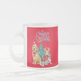 Caneca De Café Vidro Jateado Cachorro-bonito