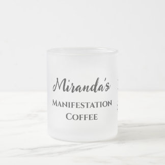 Caneca De Café Vidro Jateado Café de Manifestação