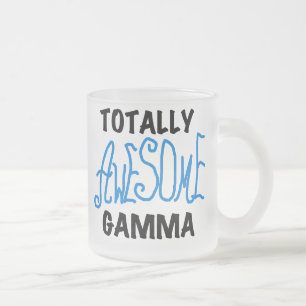 Caneca De Café Vidro Jateado Camiseta azul e presentes da gama totalmente