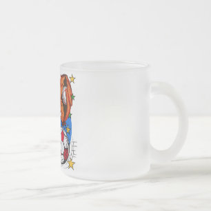 Caneca De Café Vidro Jateado Camiseta e presentes do primeiro aniversario dos