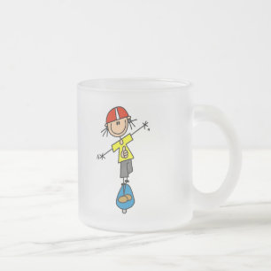 Caneca De Café Vidro Jateado Camisetas de Skate Feminino e Presentes