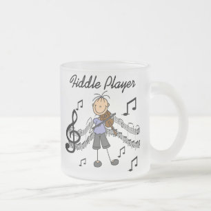Caneca De Café Vidro Jateado Camisetas e Presentes da Garota Toca Rabeca de Bon