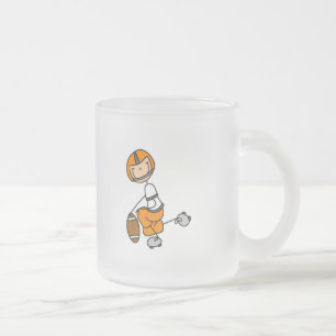 Caneca De Café Vidro Jateado Camisetas e Presentes de Futebol com Boneco de Pau