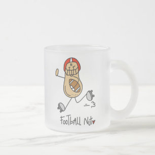 Caneca De Café Vidro Jateado Camisetas e Presentes do Amante de Futebol