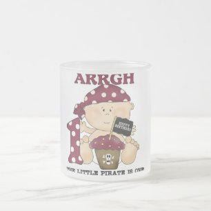 Caneca De Café Vidro Jateado Camisetas e presentes para primeiros aniversarios 