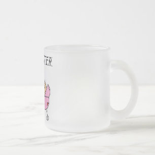 Caneca De Café Vidro Jateado Camisetas Irmã Mais Velha com Irmã Mais Nova
