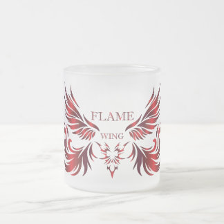 Caneca De Café Vidro Jateado Caneca de Vidro Asa de Chama