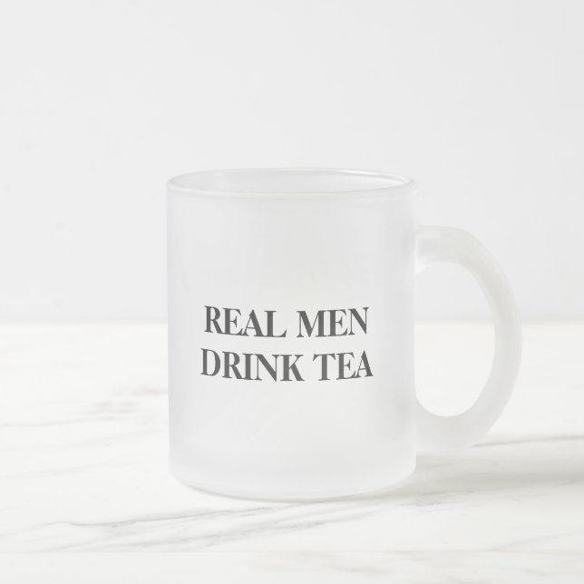 Caneca De Café Vidro Jateado Caneca de vidro engraçada para caras | Homens de v (Direita)