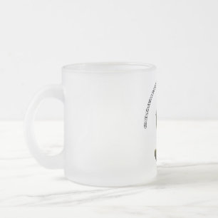 Caneca De Café Vidro Jateado Caneca de Vidro Fosco, 300 ml