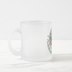 Caneca De Café Vidro Jateado Caneca de Vidro Fosco, 300 ml