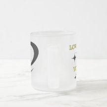 Caneca de Vidro Fosco ame a si mesmo você é o melh
