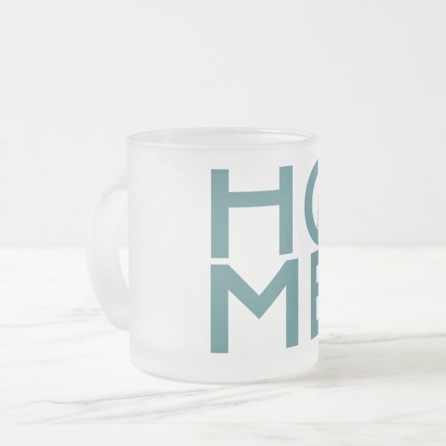 Caneca De Café Vidro Jateado Caneca de vidro gelado de New Hampshire (Frente Esquerda)