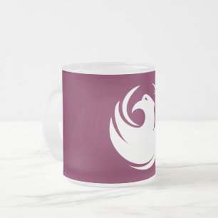 Caneca De Café Vidro Jateado Caneca de vidro pequena fosca com a bandeira da Ci