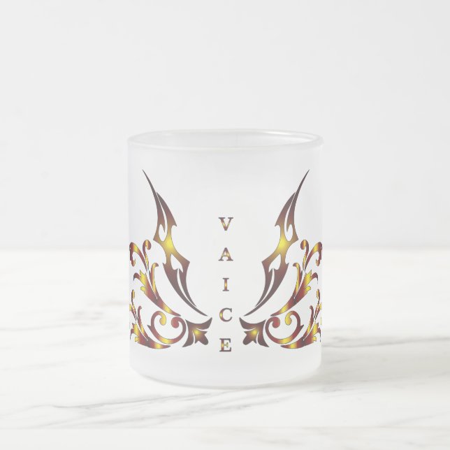 Caneca De Café Vidro Jateado Caneca de Vidro VaIce (Centro)