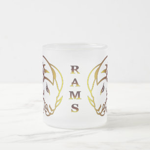 Caneca De Café Vidro Jateado Caneca de Vidro Zodíaco Áries