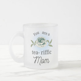 Caneca De Café Vidro Jateado caneca, dia-mãe