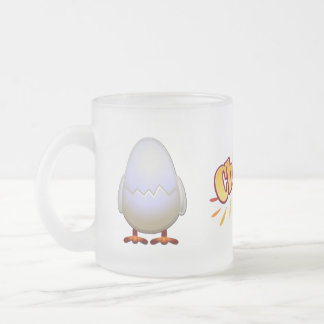 Caneca De Café Vidro Jateado Caneca do vidro de fosco da espreitadela