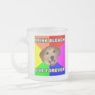 Caneca De Café Vidro Jateado Cão do conselho