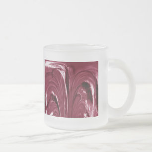Caneca De Café Vidro Jateado Cápsula de Abstrato de vidro - Marrom