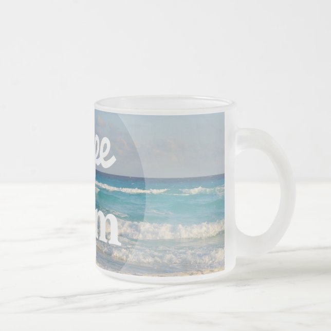 Caneca De Café Vidro Jateado Carpe Diem Mug (Direita)