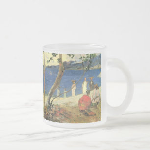 Caneca De Café Vidro Jateado Carros de Fruta Paul Gauguin na Turim Cove ou nos