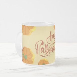 Caneca De Café Vidro Jateado Cartão de boas-vindas em formato feliz