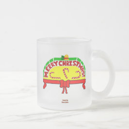 Caneca De Café Vidro Jateado Cartões de natal Tampão de vidro de Fosco pequeno