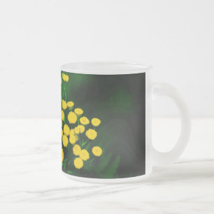 Caneca De Café Vidro Jateado Casaco Verde Com Botões Dourados