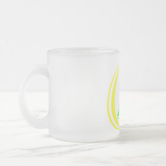 Caneca De Café Vidro Jateado Caso Atingido