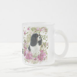 Caneca De Café Vidro Jateado Cavalier King Charles Spaniel