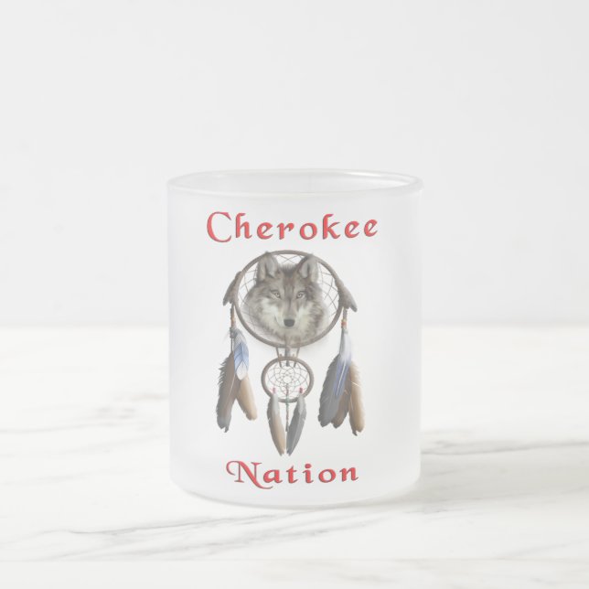 Caneca De Café Vidro Jateado Cherokee (Centro)