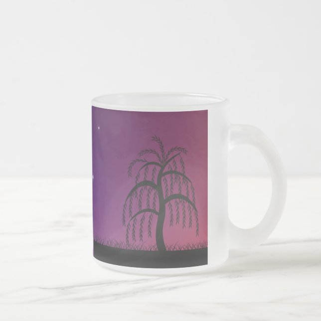 Caneca De Café Vidro Jateado Chiclete de Ponte Quebrada (Direita)