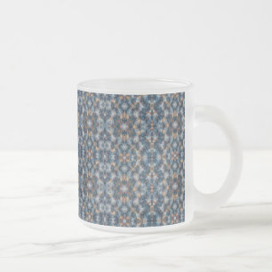 Caneca De Café Vidro Jateado Chill Blue Vibes