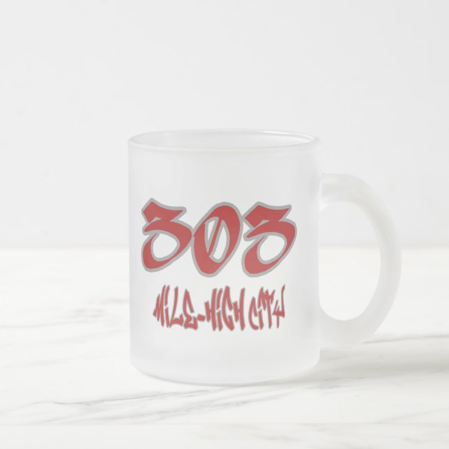 Caneca De Café Vidro Jateado Cidade Milha-Alta do representante (303) (Direita)