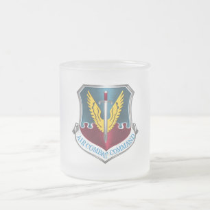 Caneca De Café Vidro Jateado Comando de combate aéreo - "ACC"