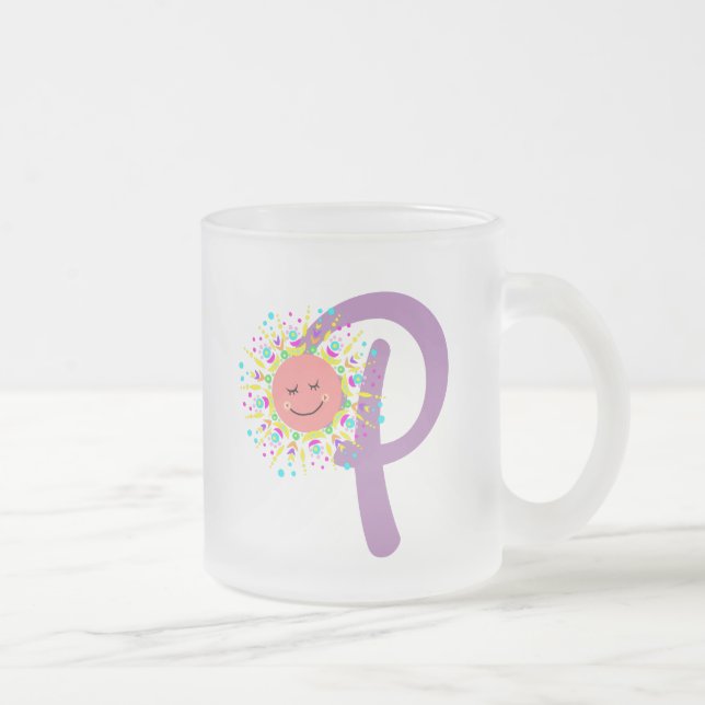 Caneca De Café Vidro Jateado Combustível feliz Fosco "P" (Direita)