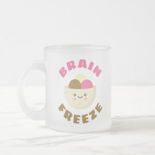 Caneca De Café Vidro Jateado Congelamento cerebral